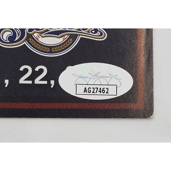 Bobby Cox Signed Game Day Program Atlanta Braves JSA COA - Picture 5 of 7